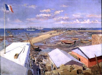The Landing at Majunga, 15th May 1895 by Louis Tinayre